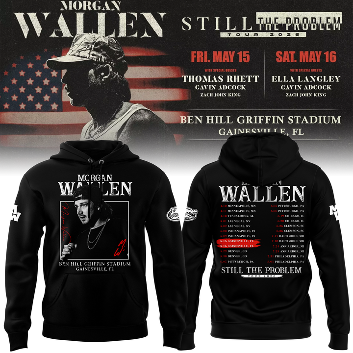 2. Still the Problem Tour "Morgan Wallen x Florida Gators" Hoodie 2026