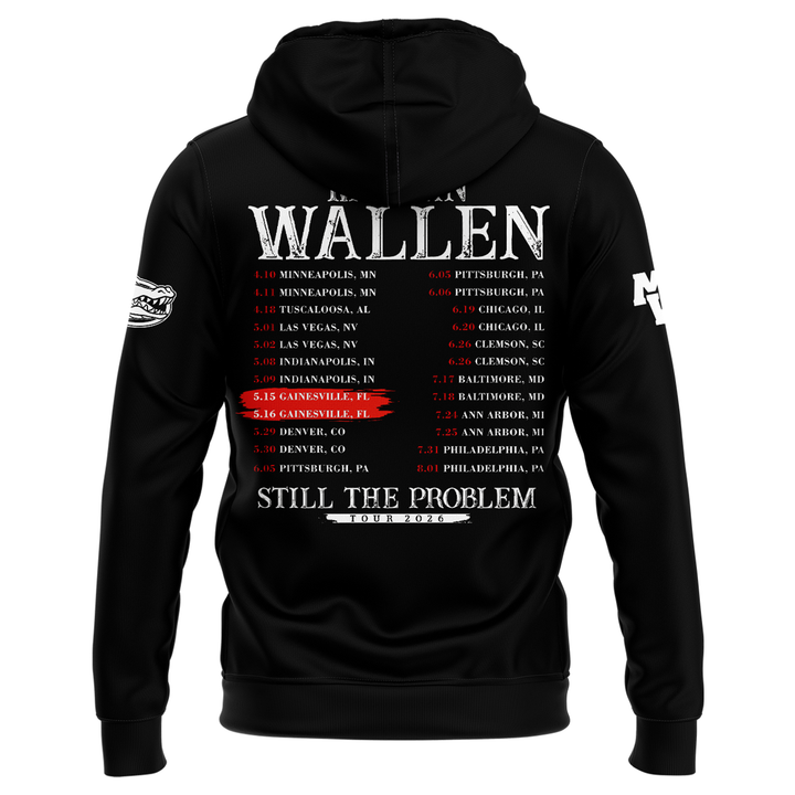 2. Still the Problem Tour "Morgan Wallen x Florida Gators" Hoodie 2026