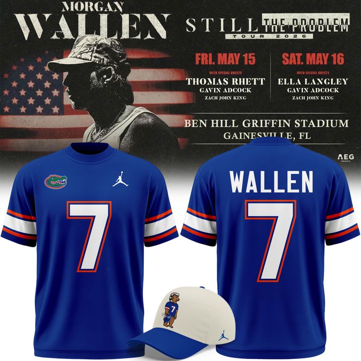 Limited Edition Morgan Wallen x Florida Gators Tshirt 2026