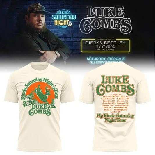 LC - My Kinda Saturday Night Tour Country Music 2026 T-Shirt