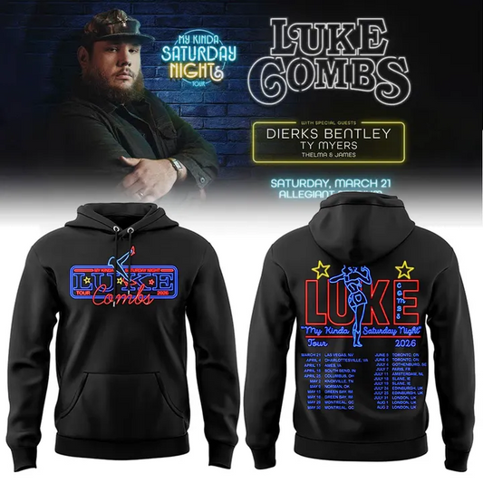 My Kinda Saturday Night Tour - Country Music LC 2026 Hoodie