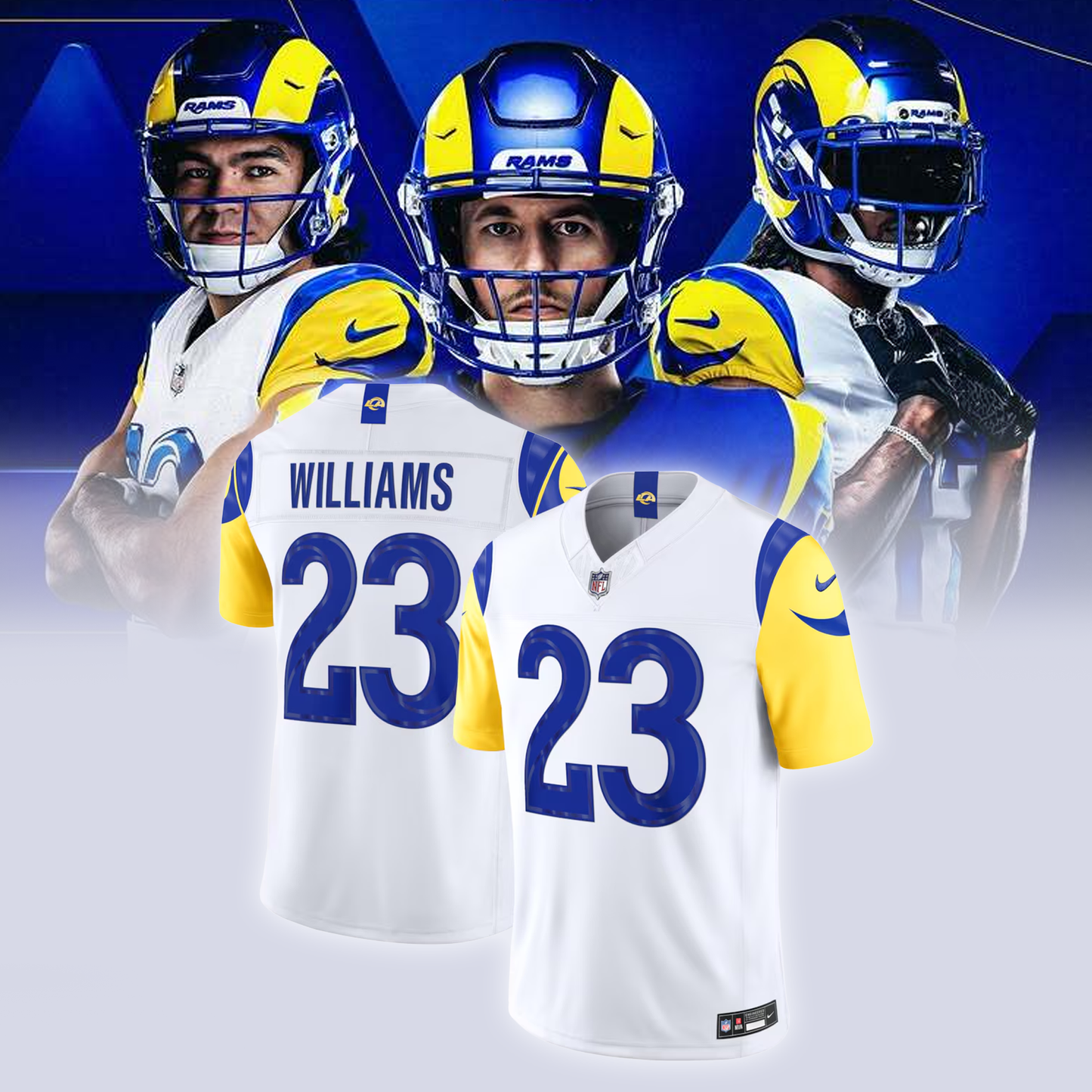 Limited Edition LA Rams Game Day Football Jersey