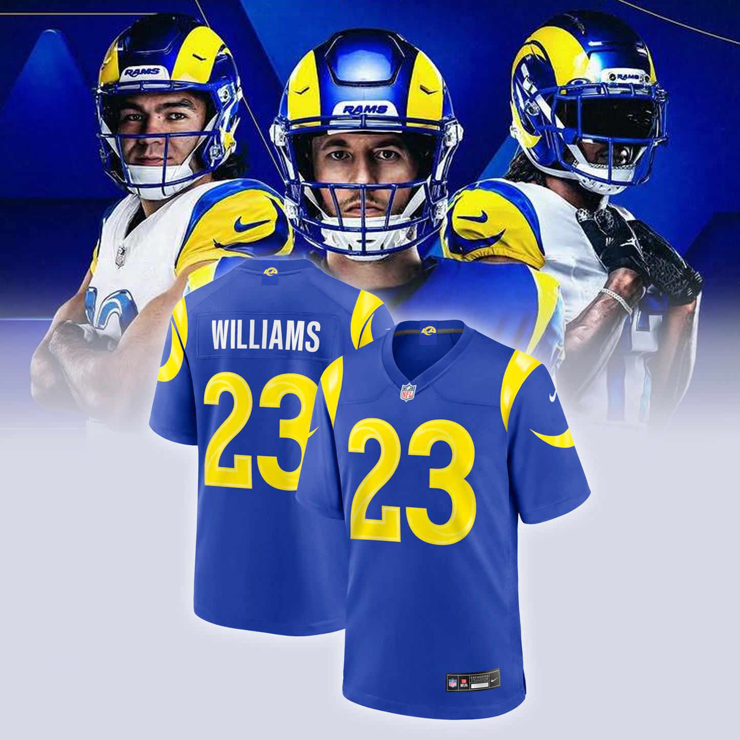 Limited Edition LA Rams Game Day Football Jersey