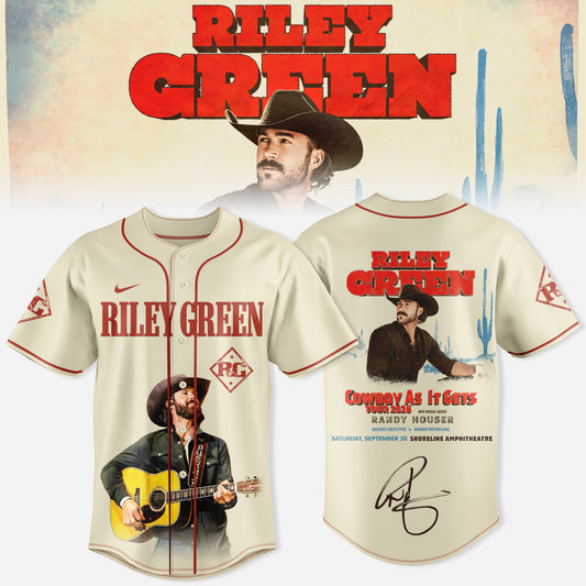 Riley Green Cowboy As It Gets Tour 2026 Edition Jersey