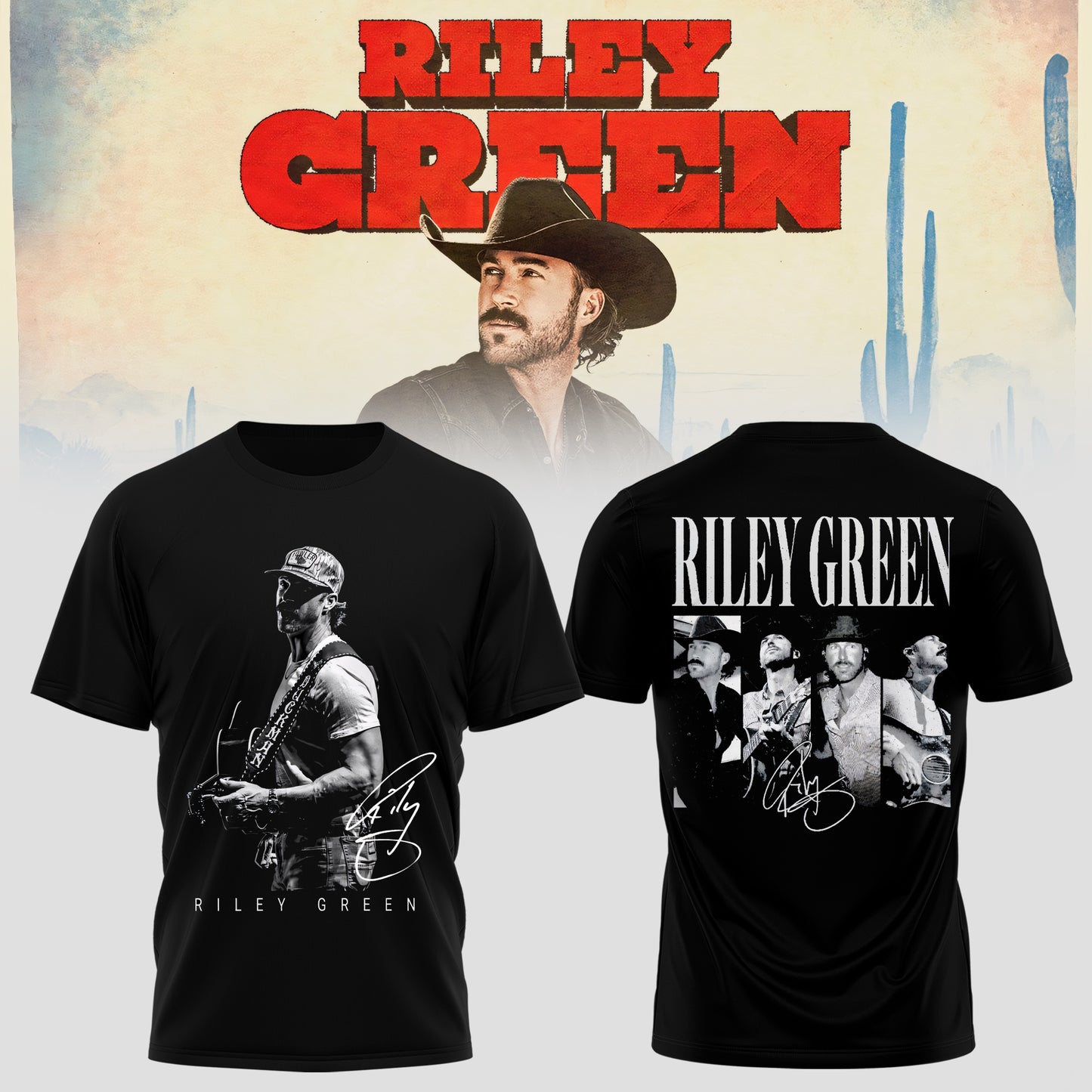 RILEY GREEN – COWBOY AS IT GETS COLLECTION Tshirt