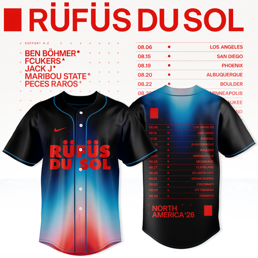 RÜFÜS DU SOL 2026 Tour Merchandise Jersey
