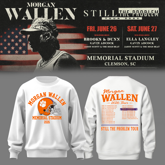 Morgan Wallen: The Clemson Takeover Sweatshirt Limited Tour Drop