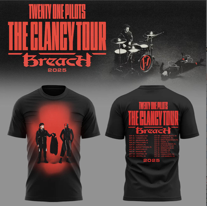Twenty One Pilots The Clancy Tour: Breach tshirt