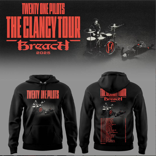 Twenty One Pilots The Clancy Tour: Breach Hoodie