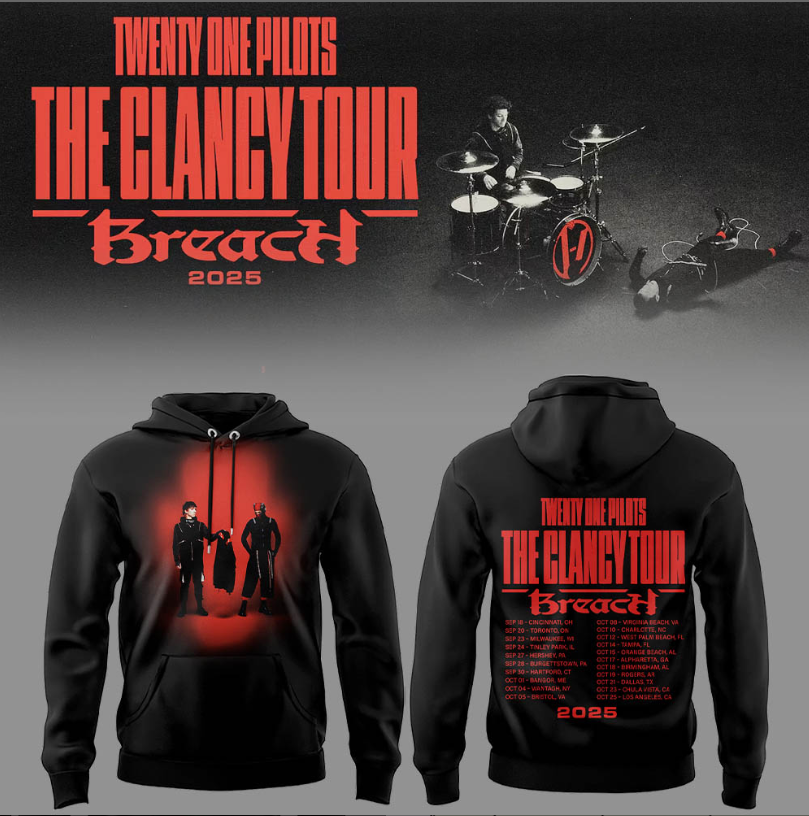 Twenty One Pilots The Clancy Tour: Breach Hoodie