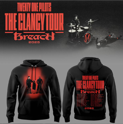Twenty One Pilots The Clancy Tour: Breach Hoodie