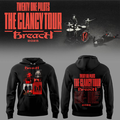 Twenty One Pilots The Clancy Tour: Breach Hoodie