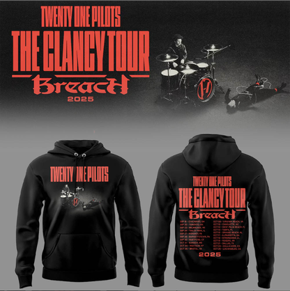 Twenty One Pilots The Clancy Tour: Breach Hoodie