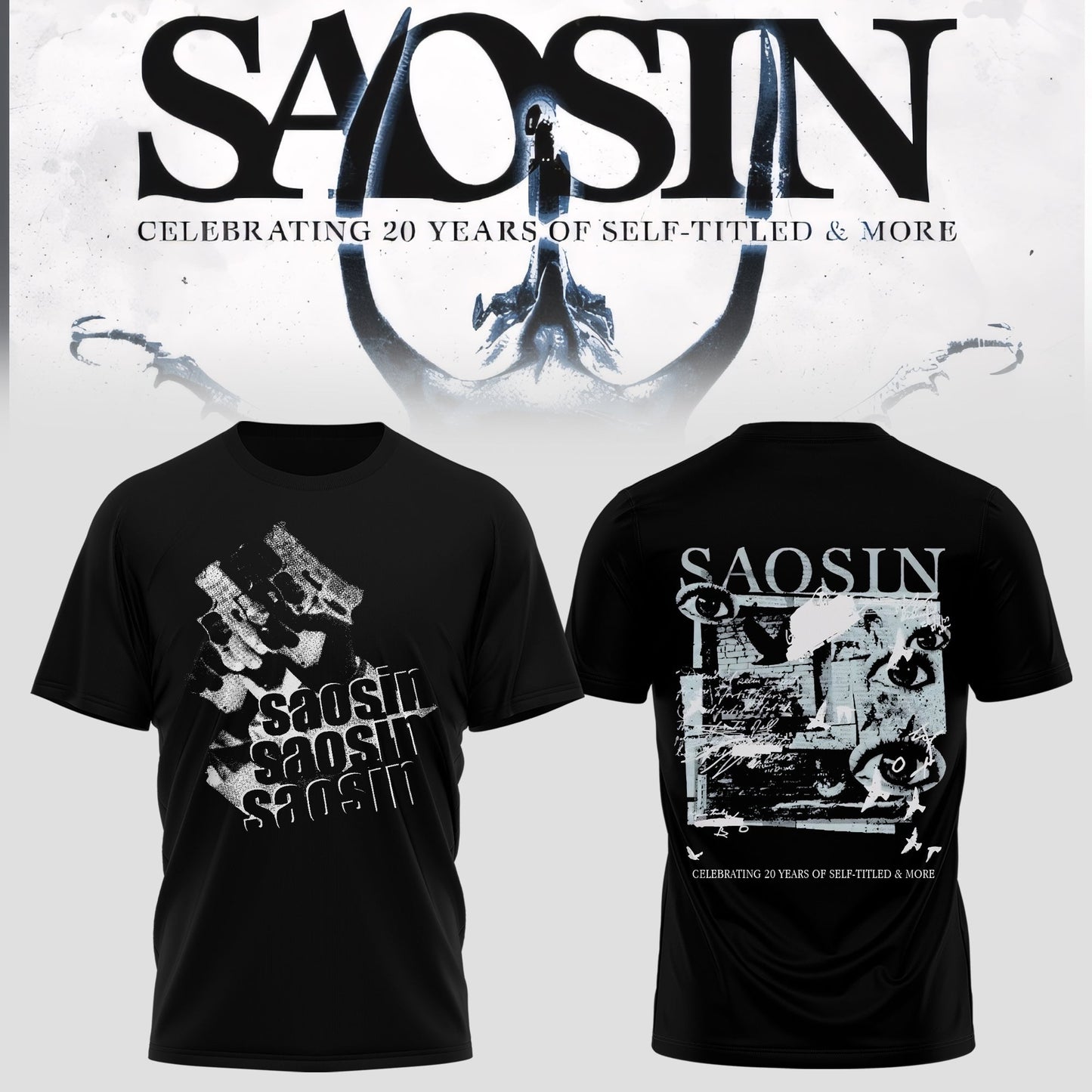 SAOSIN — 20 YEARS OF POST-HARDCORE LEGACY TEE