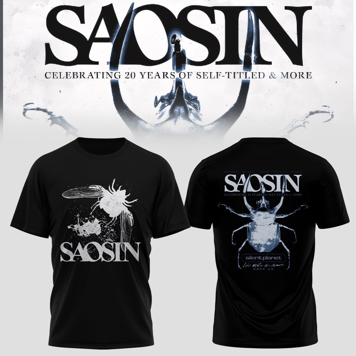 SAOSIN — 20 YEARS OF POST-HARDCORE LEGACY TEE