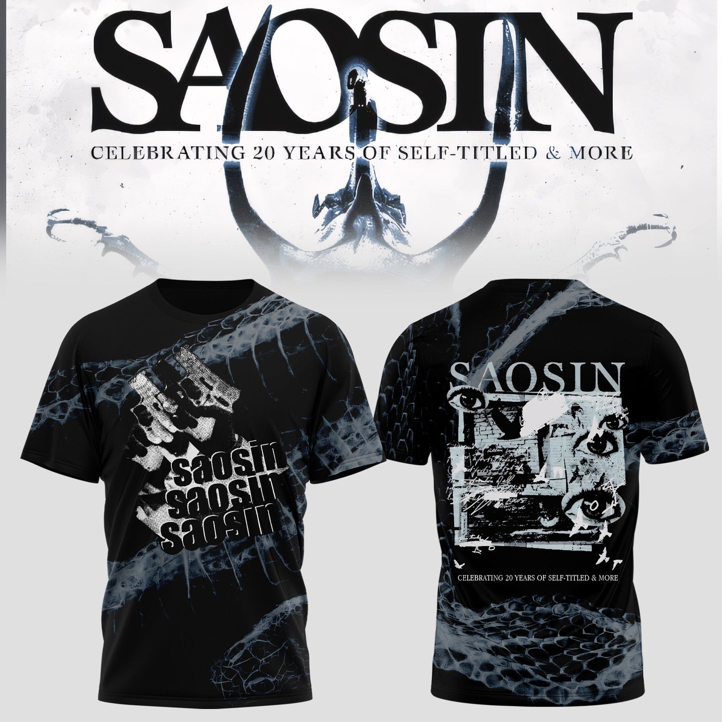 SAOSIN — 20 YEARS OF POST-HARDCORE LEGACY TEE