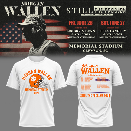 Morgan Wallen: The Clemson Takeover Tee Limited Tour Drop