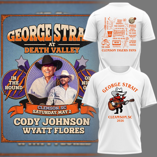 George Strait x Clemson Tigers 2026 Limited Edition TShirt