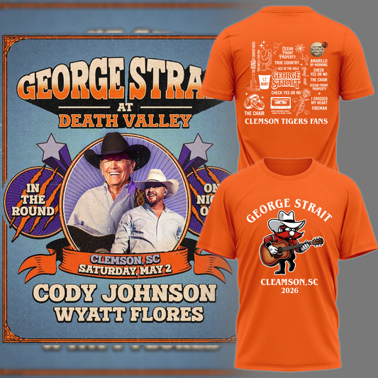 George Strait x Clemson Tigers 2026 Limited Edition TShirt