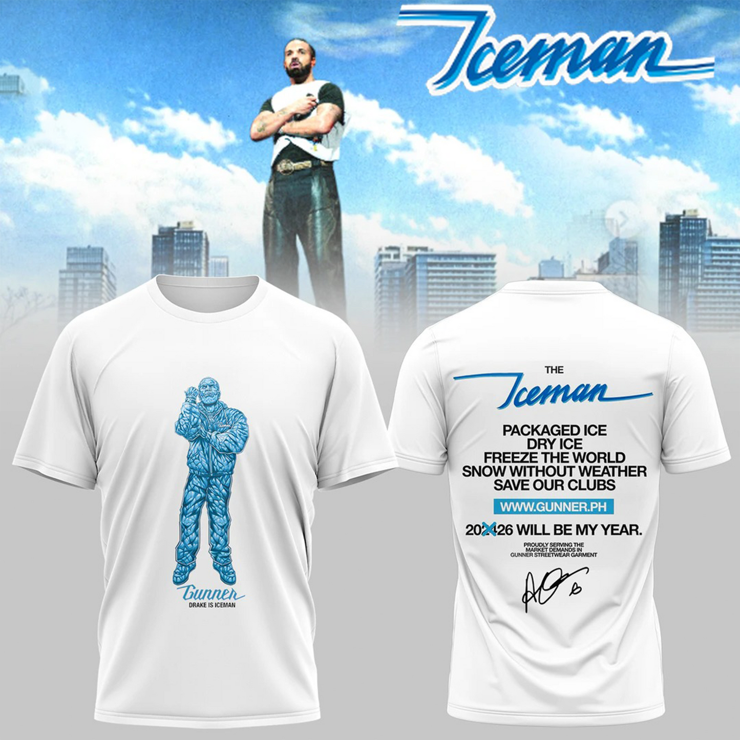 _DRAKE Iceman album Edition T-Shirt