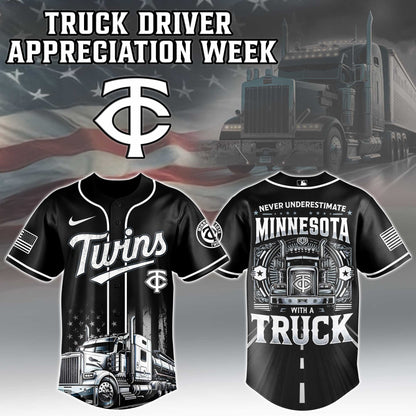 Minnesota Twins Nation Truck Driver Appreciation Week Limited Edition Jersey 2025
