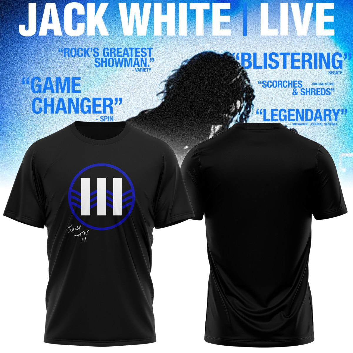Jack White Live 2026 – TShirt