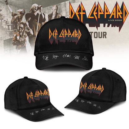 Def Leppard Live 2026 Limited Edition Signature – Tshirt