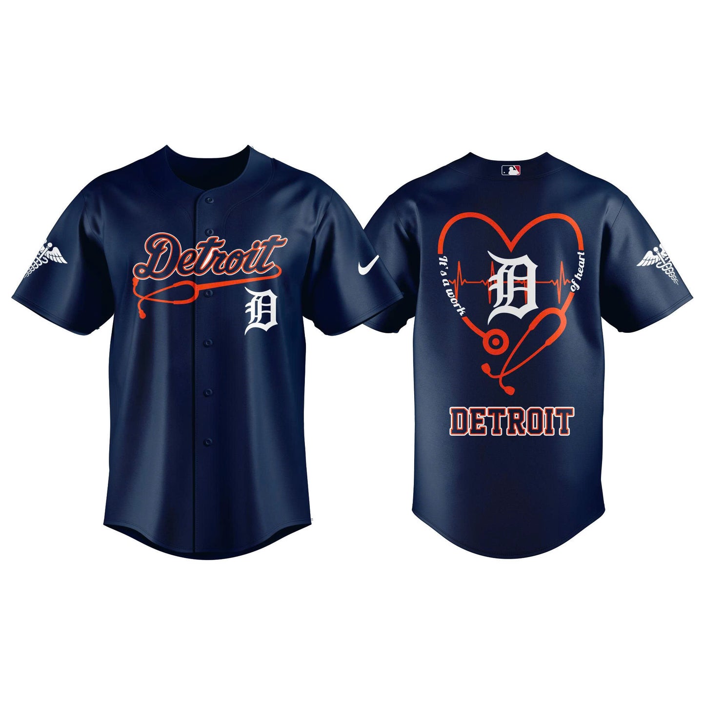 Detroit Tigers Healthcare Appreciation Night Limited Edition Jersey