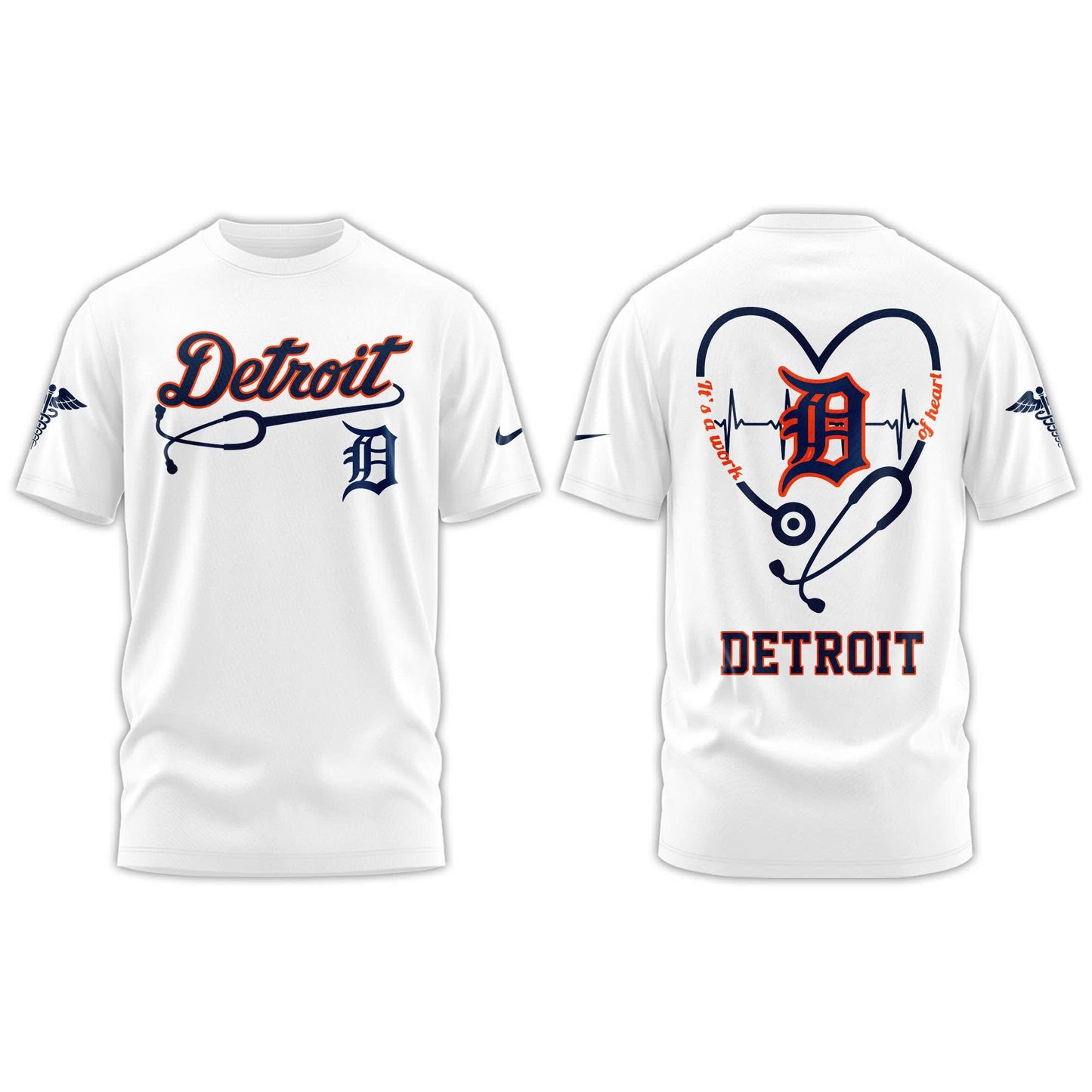 Detroit Tigers Healthcare Appreciation Night Limited Edition Tshirt