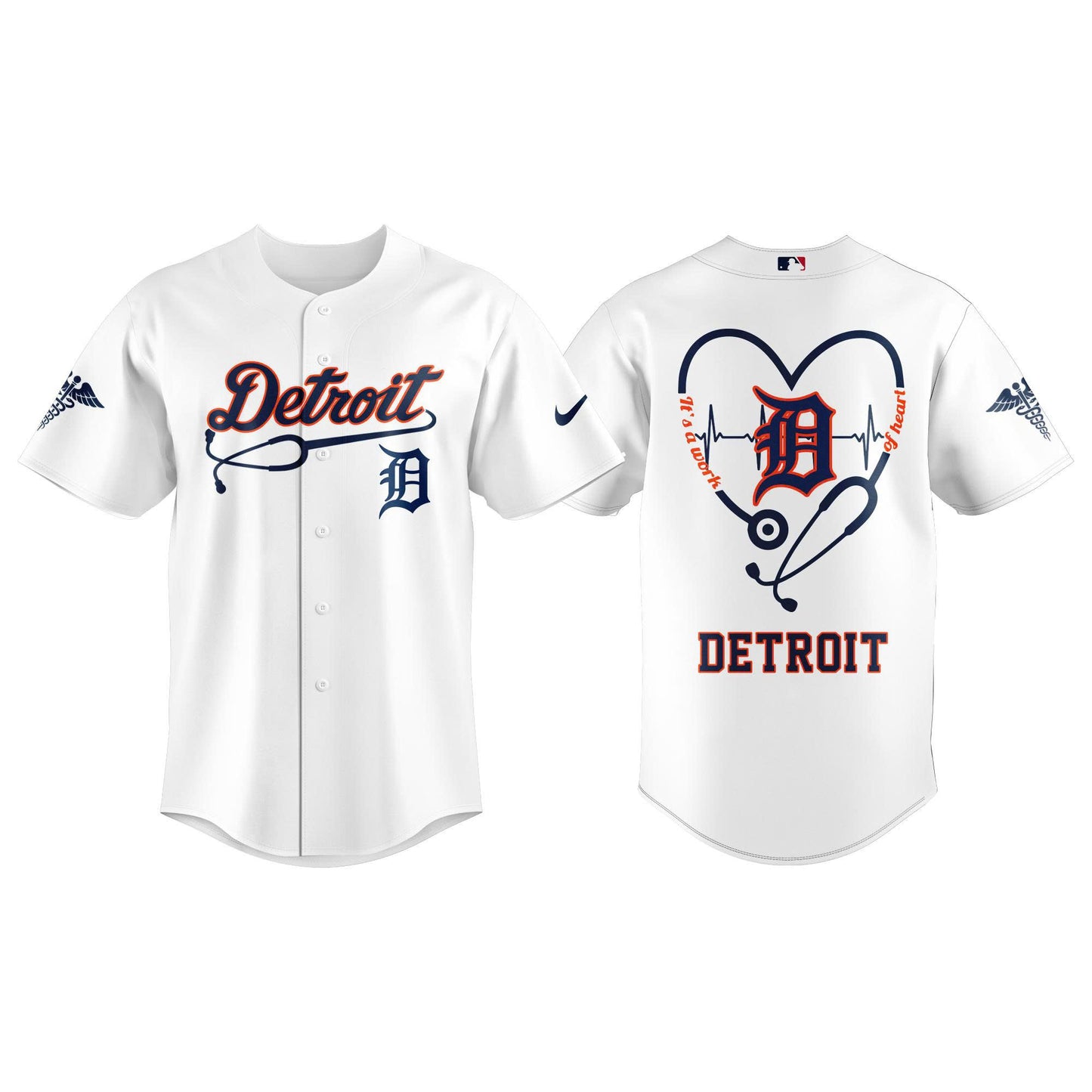 Detroit Tigers Healthcare Appreciation Night Limited Edition Jersey