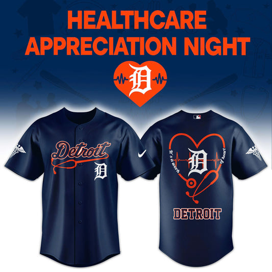 Detroit Tigers Healthcare Appreciation Night Limited Edition Jersey