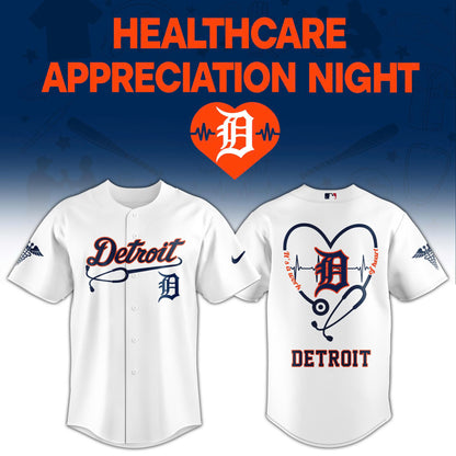 Detroit Tigers Healthcare Appreciation Night Limited Edition Jersey