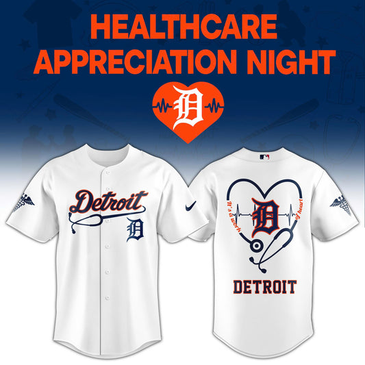 Detroit Tigers Healthcare Appreciation Night Limited Edition Jersey