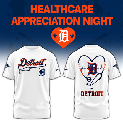 Detroit Tigers Healthcare Appreciation Night Limited Edition Tshirt