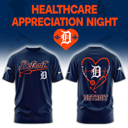 Detroit Tigers Healthcare Appreciation Night Limited Edition Tshirt