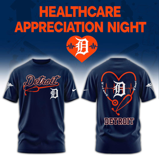 Detroit Tigers Healthcare Appreciation Night Limited Edition Tshirt