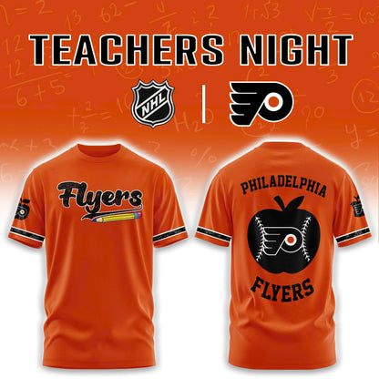 ’26 Philadelphia Flyers Teacher Appreciation Night Limited Edition Tshirt