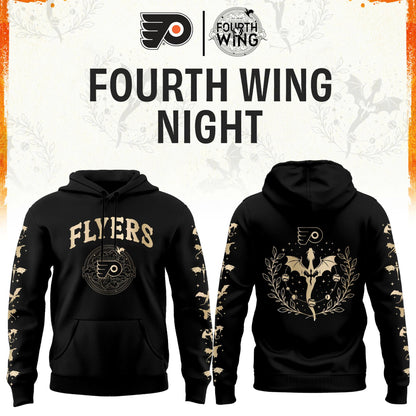 ’26 Philadelphia Flyers Fourth Wings Night Limited Edition Hoodie
