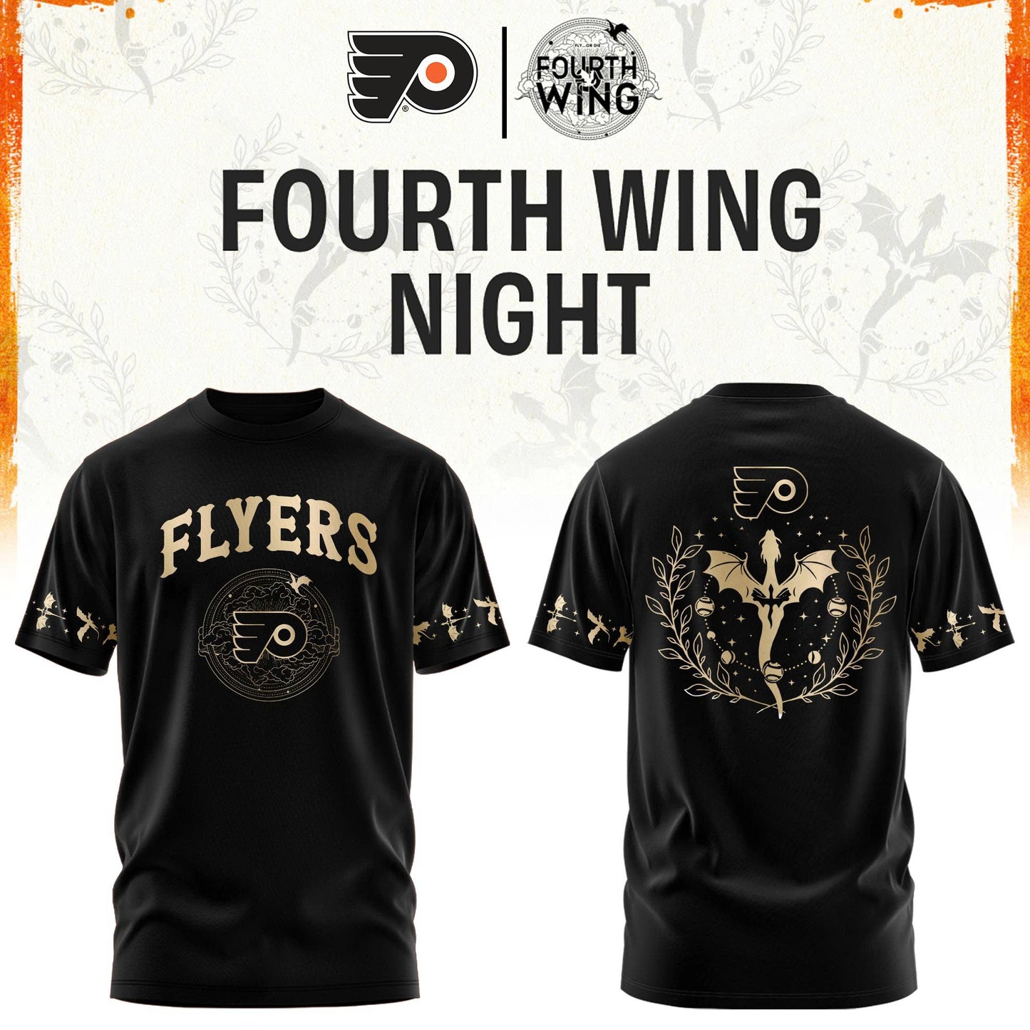 ’26 Philadelphia Flyers Fourth Wings Night Limited Edition Tshirt