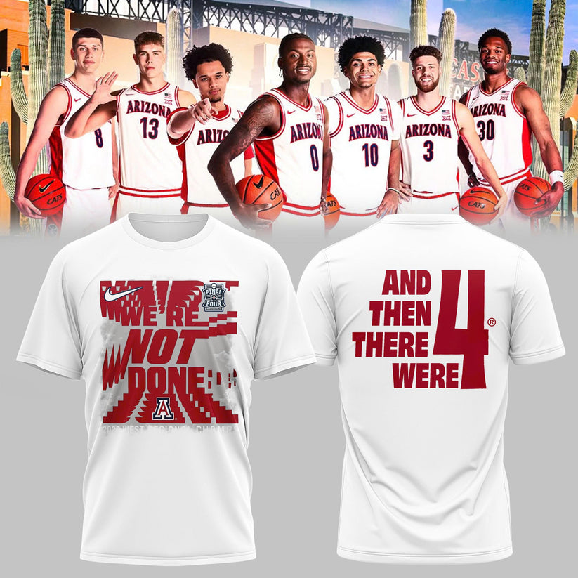 Arizona Wildcats West Region Champions 2026 T-Shirt – NCAA March Madness Basketball Tee
