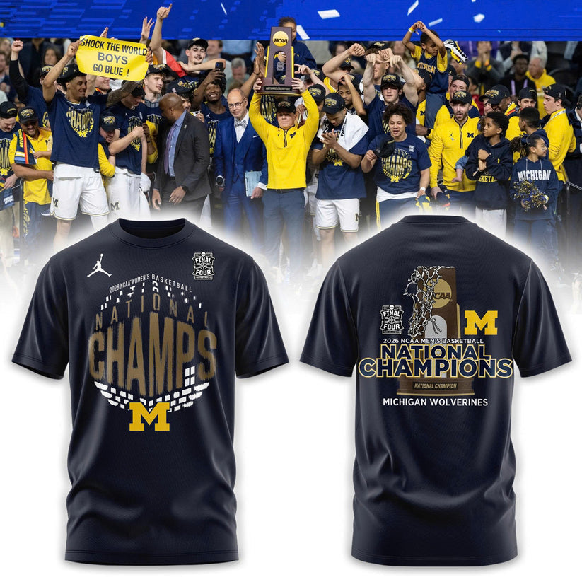 🏆️Michigan Wolverines – 2026 National Champions T Shirt