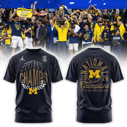 🏆️Michigan Wolverines – 2026 National Champions T Shirt