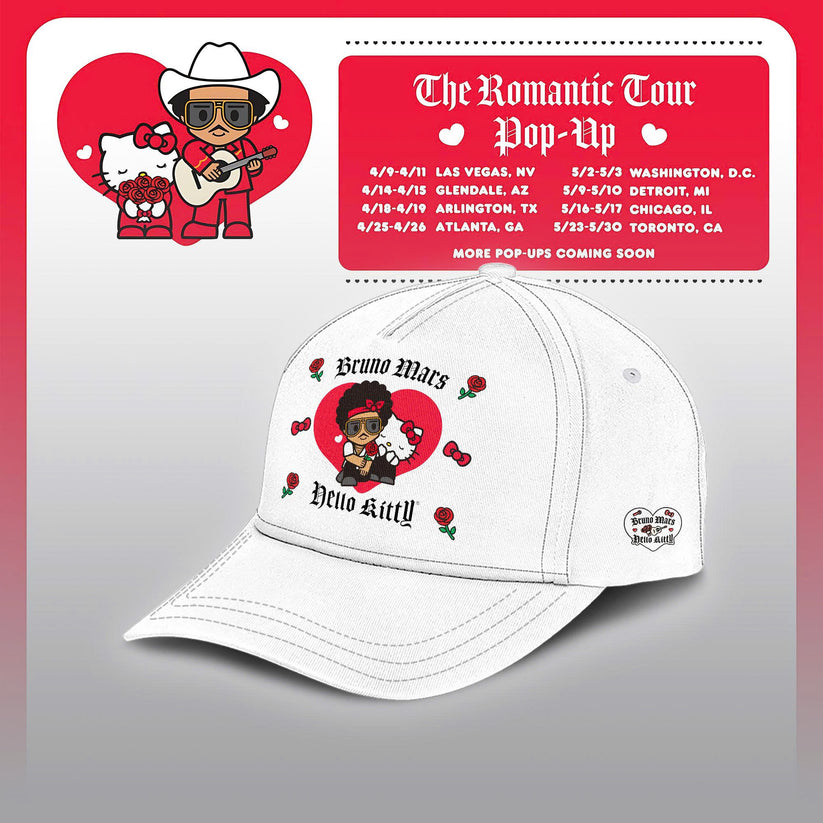 Bruno Mars x Hello Kitty "The Romantic Tour" Hoodie