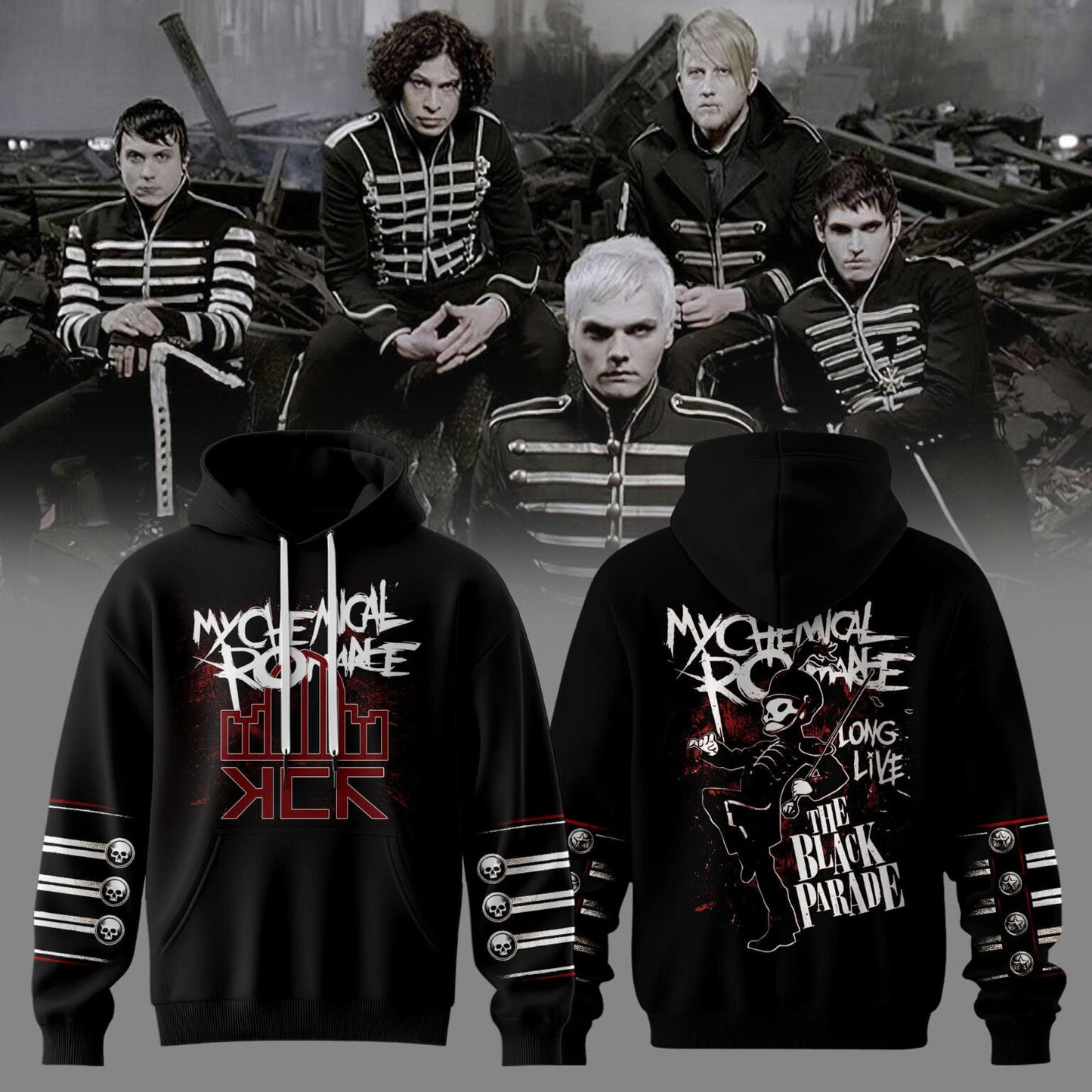 Limited Edition MCR The Black Parade 2026 Tour Hoodie
