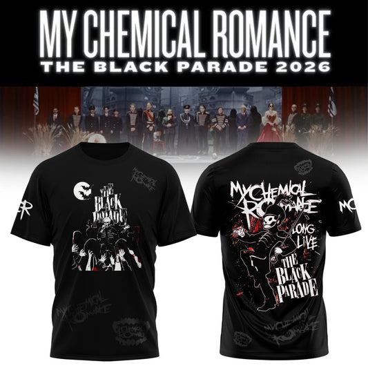 Limited Edition MCR The Black Parade 2026 Tour TShirt
