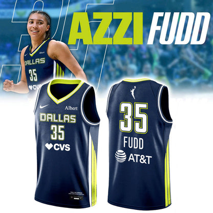 ’26 WNBA Dallas Basketball Azzi Fudd Signature Limited Edition Basketball Jersey