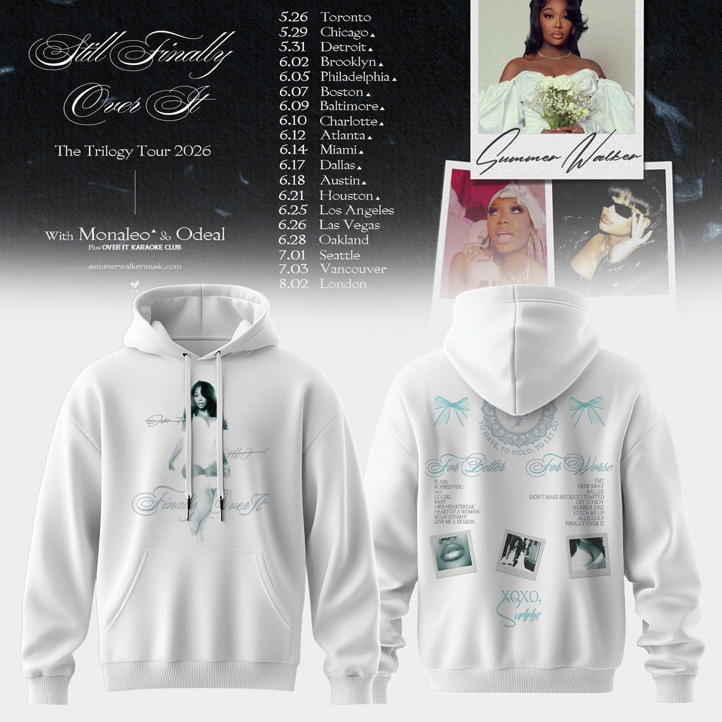 SUMMER WALKER – FINALLY OVER IT TOUR HOODIE