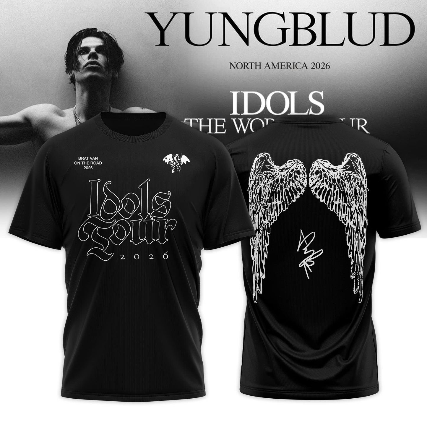 _YBD – Idols World Tour 2026Limited Edition Tshirt