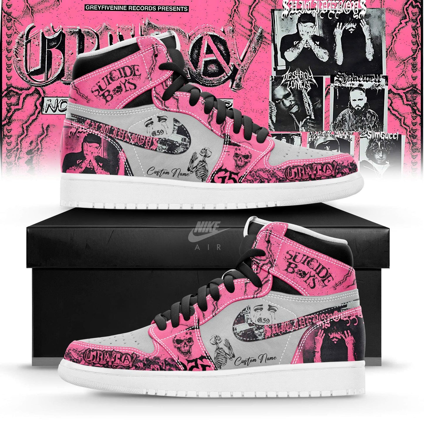 Grey Day 2026: Official Custom Kicks for the Suicideboys Faithful