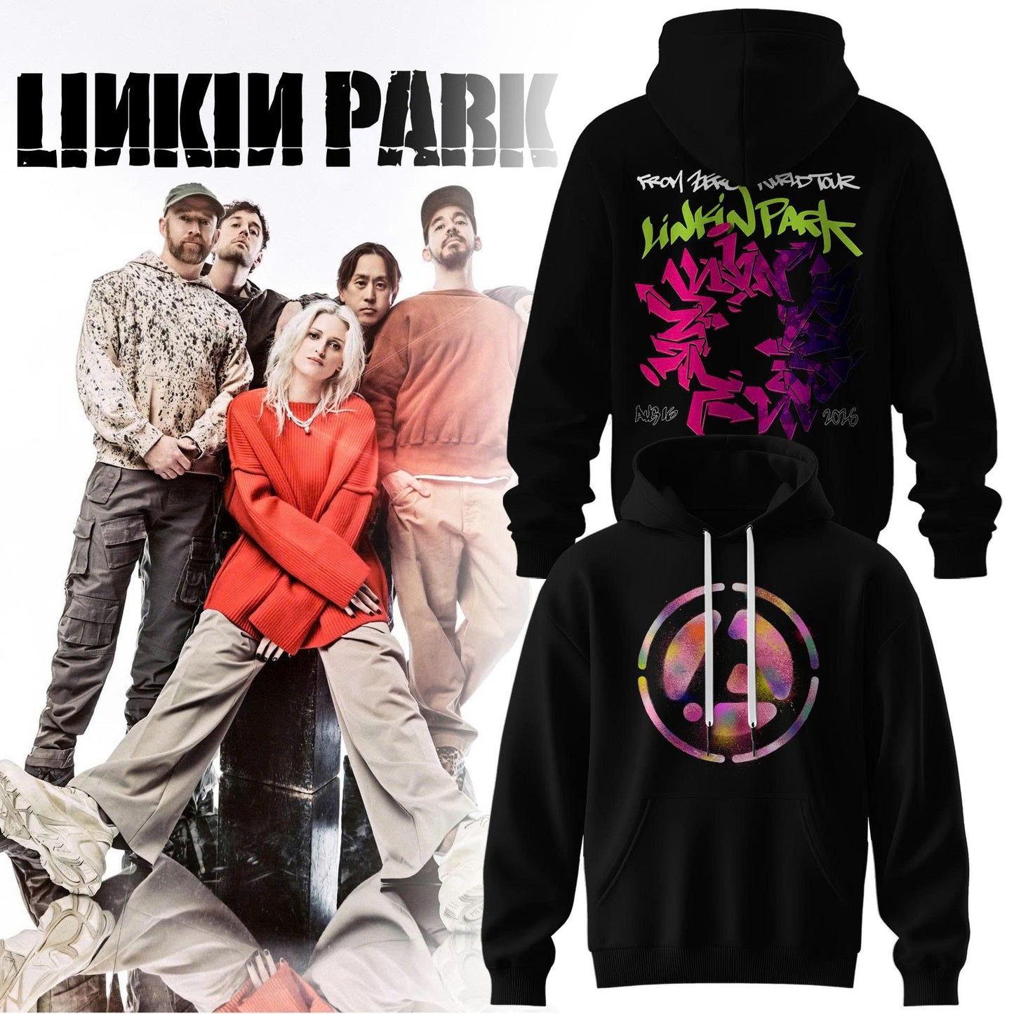 Linkin Park From Zero World Tour 2026 Hoodie